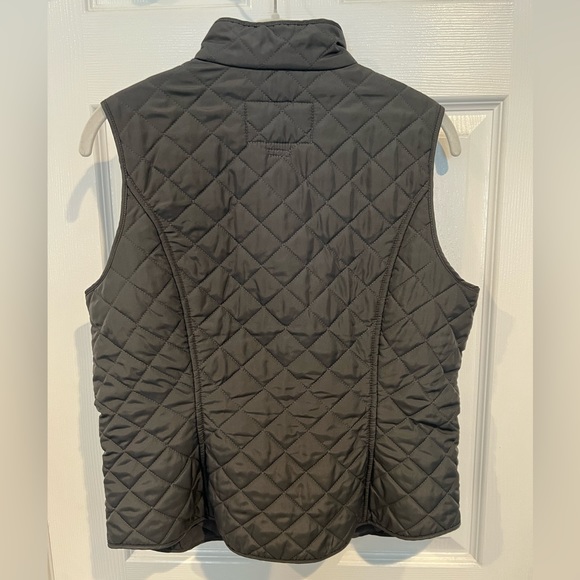 Van Heusen Charcoal Grey Quilted Vest - Picture 2 of 4